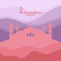 illustration graphique vectoriel de la bénédiction du ramadan. parfait pour la conception, le modèle, la mise en page du ramadan.