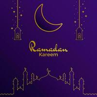 graphique vectoriel d'illustration du ramadan incroyable. parfait pour la conception, le modèle, la mise en page du ramadan.