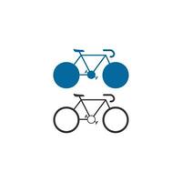 vélo. vecteur de conception de logo d'icône de vélo. modèle de concept de cyclisme