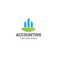 création d'icône logo comptabilité d'entreprise vecteur