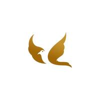 oiseau colombe icône illustration de modèle de conception de logo vecteur