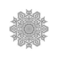 vecteur de mandala art ligne élégante pour la conception