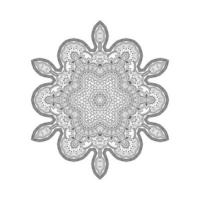 vecteur de mandala art ligne élégante pour la conception