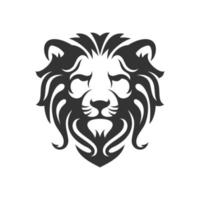 modèle de vecteur d'image logo roi lion de luxe