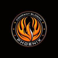 logo phoenix conçoit un modèle de vecteur d'illustration