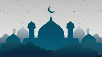arrière-plan islamique. fond eid mubarak. fond de ramadan kareem. vecteur