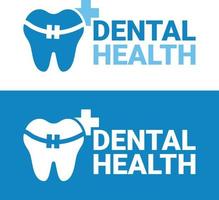 logo de santé dentaire vecteur