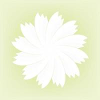 fleur fleur blanc couleur icônes logo bannière objet abstrait fond papier peint modèle illustration vectorielle vecteur