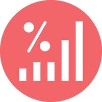 style d'icône de statistiques vecteur