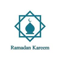 ramadan logo fond icône illustration vectorielle vecteur