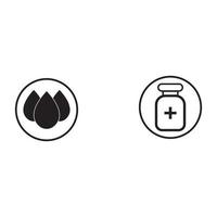 icône de la ligne médicale pour les concepteurs et les développeurs. icônes de santé soins de santé bandage médical rupture coeur brisé vecteur médical