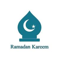 ramadan logo fond icône illustration vectorielle vecteur