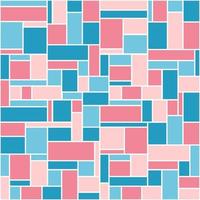 fond géométrique abstrait de vecteur. carreaux de mosaïque aux couleurs pastel. rectangles multicolores vecteur