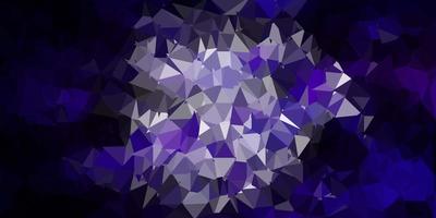 disposition de triangle poly vecteur violet foncé, rose.