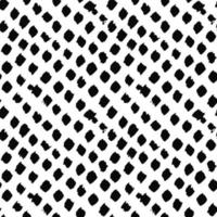 motif monochrome abstrait sans soudure. impression noir et blanc avec lignes, points et taches. les coups de pinceau sont dessinés à la main vecteur