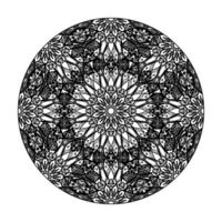 vecteur rond cercle abstrait. style mandala.