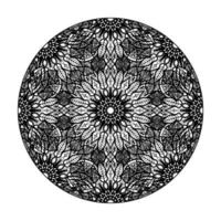 vecteur rond cercle abstrait. style mandala.