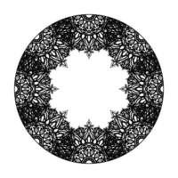 vecteur rond cercle abstrait. style mandala.