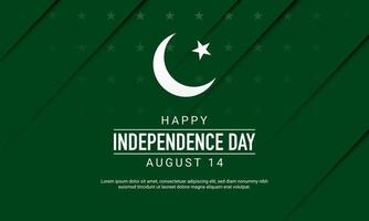 fond de la fête de l'indépendance du pakistan. vecteur