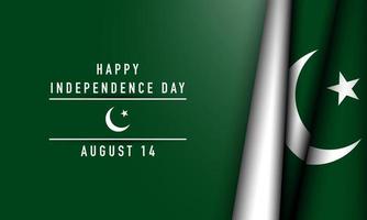 fond de la fête de l'indépendance du pakistan. vecteur