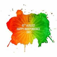 Joyeux jour de l&#39;indépendance de l&#39;Inde vecteur