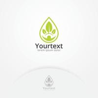 création de logo de communauté environnementale vecteur