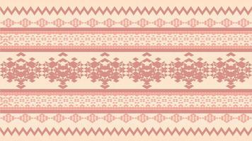 Conception de motifs géométriques Abstrait Motif géométrique oriental orange Tapis Tissu Illustration 2d vecteur
