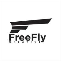 logo exclusif de vol gratuit vecteur