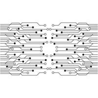 futur abstrait science numérique technologie vecteur