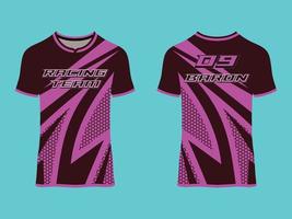 porter un design sportif, un maillot de course pour l'uniforme du club vecteur