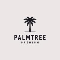 inspiration de conception de logo vectoriel logo hipster palmier vintage