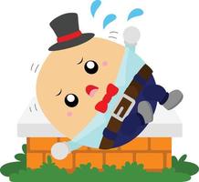 ensemble de vecteur mignon humpty dumpty