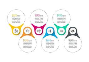 Bague infographie graphiques vectoriels. vecteur