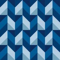 abstrait moderne 3d illusion motif géométrique sans couture et fond de vecteur de texture