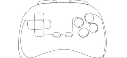 icône de ligne d'équipement de jeu. signe de style linéaire joystick pour le concept mobile et la conception web. un enfant de joystick pour jouer au jeu minimalisme dessin à la main isolé sur fond blanc. vecteur