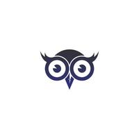 modèle de conception d'icône de vecteur de logo de hibou