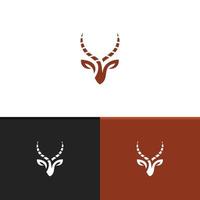 conception d'icône oryx vecteur