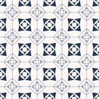 couleur bleu ethnique simple sino portugais ou peranakan style néo classique sans soudure de fond. utilisation pour le tissu, les éléments de décoration intérieure, le rembourrage, l'emballage. vecteur