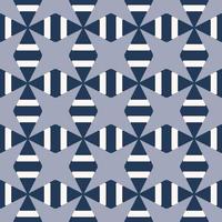 Ethnique islamique persan bleu couleur forme d'étoile géométrique rayures blanches sans soudure de fond. utilisation pour le tissu, le textile, les éléments de décoration intérieure, le rembourrage, l'emballage. vecteur