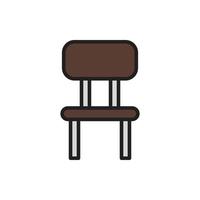 chaise pour ressource graphique de site Web, présentation, symbole vecteur