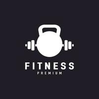 fitness gym haltère haltère logo design inspiration vecteur