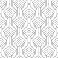 motif géométrique simple art déco blanc et gris vecteur