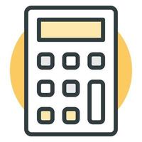 concepts de calculatrice à la mode vecteur