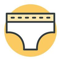 concepts de skivvies à la mode vecteur