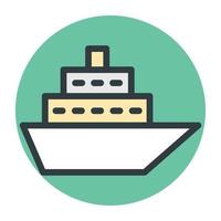 concepts croisières tendances vecteur