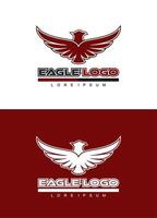 modèle de conception de logo aigle vecteur