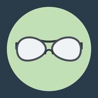 concepts de lunettes à la mode vecteur