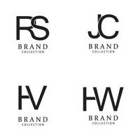 lettre vecteur logo design symbole icône emblème