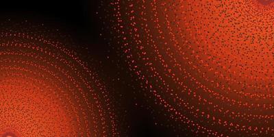 particules coulent fond géométrique. formes scintillantes orange de lumières. concept abstrait. illustration vectorielle. vecteur