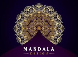 conception de mandala de fond de luxe pour les livres à colorier. vecteur